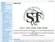 Tablet Screenshot of consorziosantateresa.com